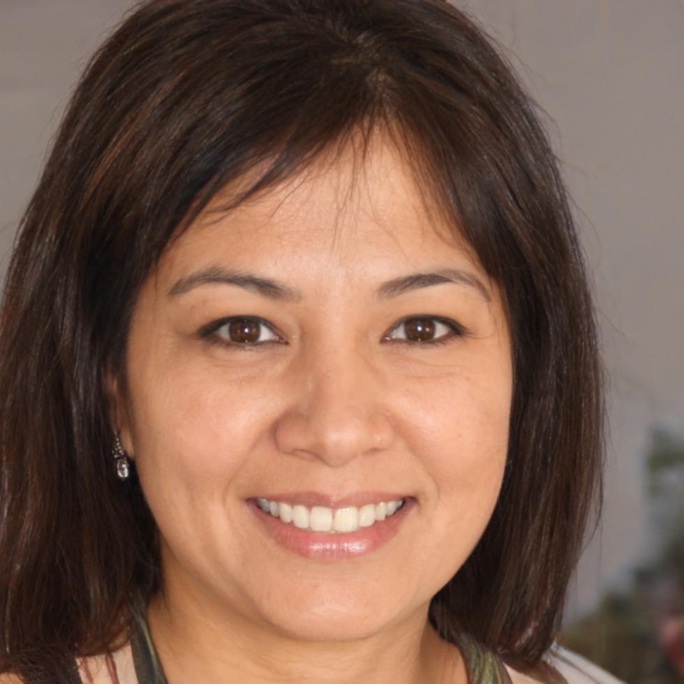 Portrait de cliente satisfaite